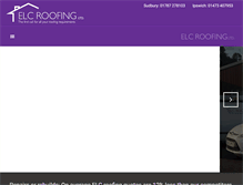 Tablet Screenshot of elcroofing.co.uk